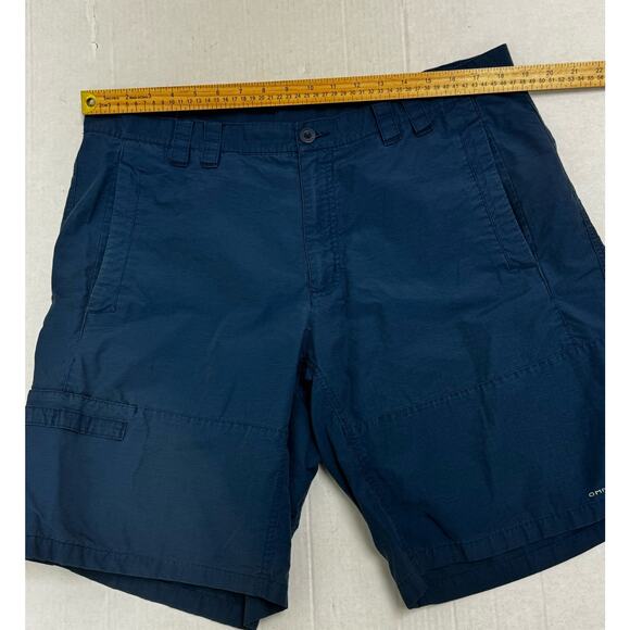 Columbia Men's PFG Shorts Blue Size 38 - Picture 7 of 10